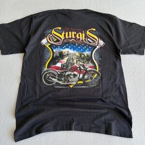 Sturgis Anniversary Black Graphic Motorcycle Tee